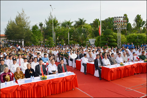 Quang cảnh buổi lễ